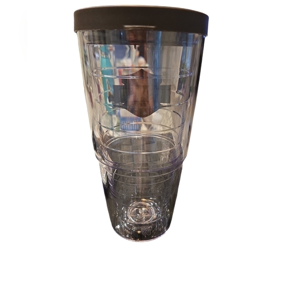 HARLEY-DAVIDSON TERVIS PLASTIC 24 OUNCE TUMBLER. BROWN LID. - Picture 2 of 5
